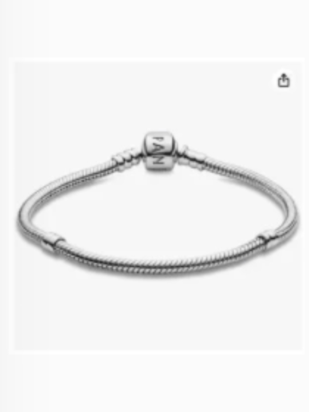Pandora bracelet w/ heart charm
